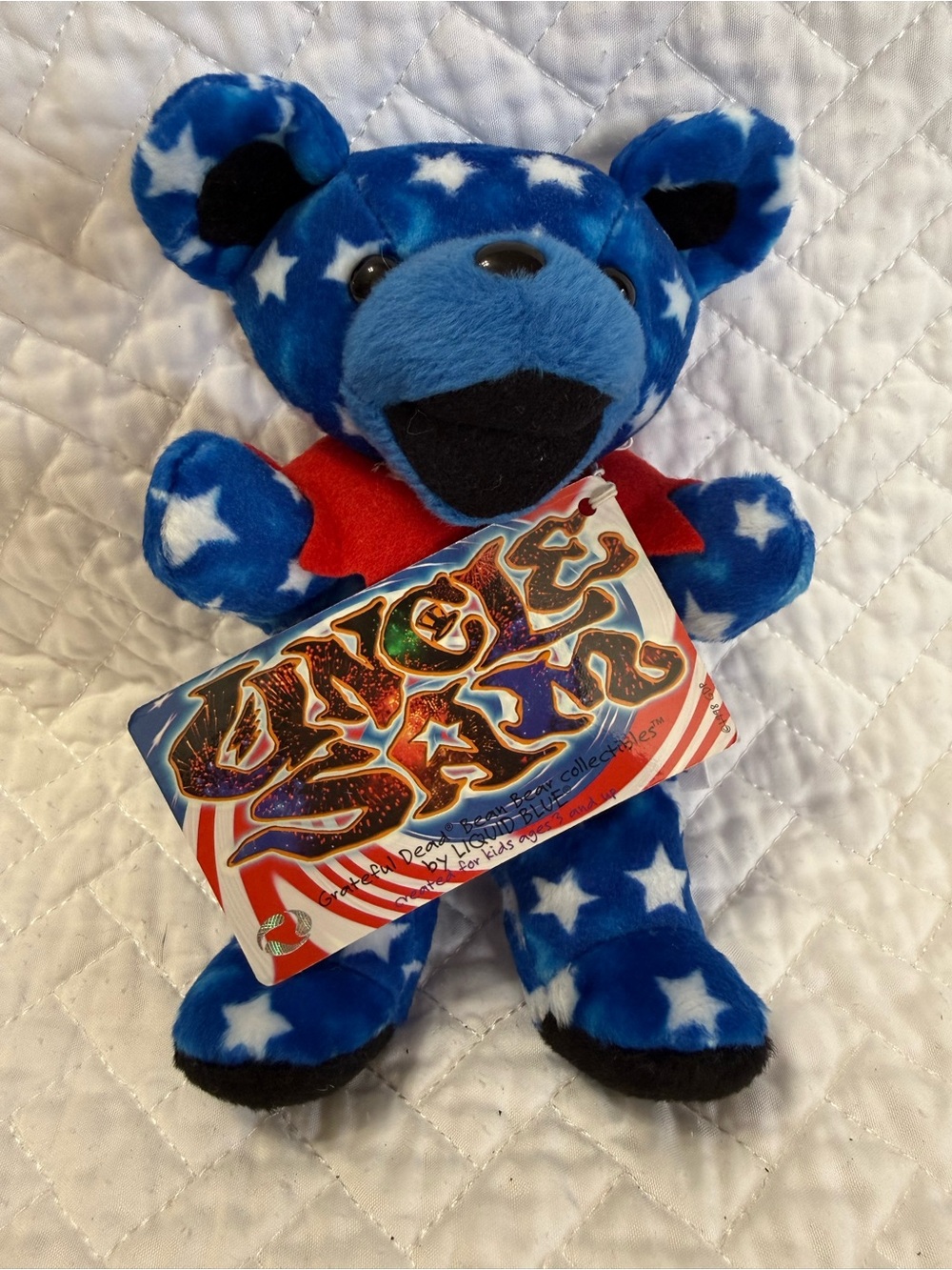 Grateful Dead Beanie Bear 7" Uncle Sam Retired  NWT